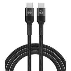 Εικόνα της Καλώδιο Powertech USB-C Male to USB-C Male 60W 1m Black PTR-0130