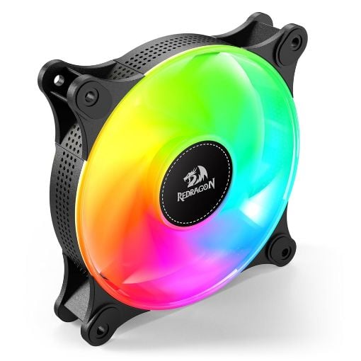 Εικόνα της Case Fan Redragon GC-F013 120mm ARGB (3-Pack) Black