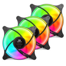 Εικόνα της Case Fan Redragon GC-F013 120mm ARGB (3-Pack) Black