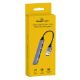 Εικόνα της USB Hub Powertech USB-A to 4 Port USB-A Gray PT-1114