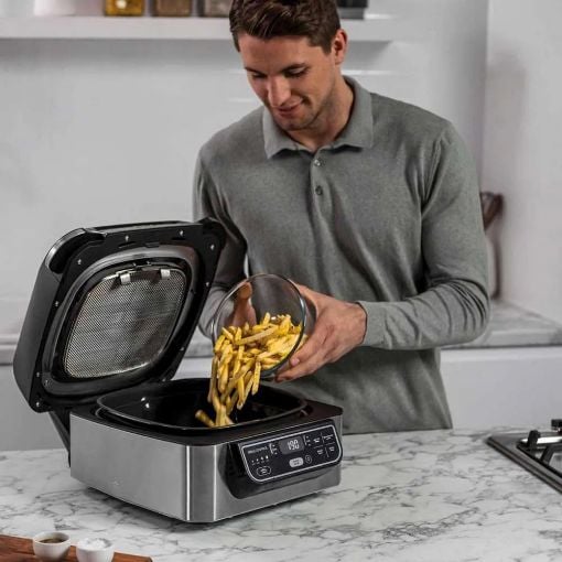 Εικόνα της Grill & Air Fryer Ninja Foodi 1760W 5.7lt Ασημί AG301EU
