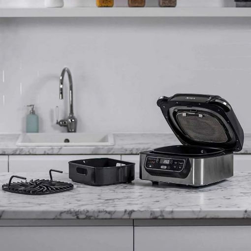 Εικόνα της Grill & Air Fryer Ninja Foodi 1760W 5.7lt Ασημί AG301EU