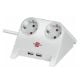 Εικόνα της Πολύπριζο Brennenstuhl Desktop-Power 2 Θέσεων & 2x USB 1.8m White 1153520222