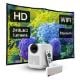 Εικόνα της Projector HP CC180W LCD HD με Αναδιπλούμενη Οθόνη 84"