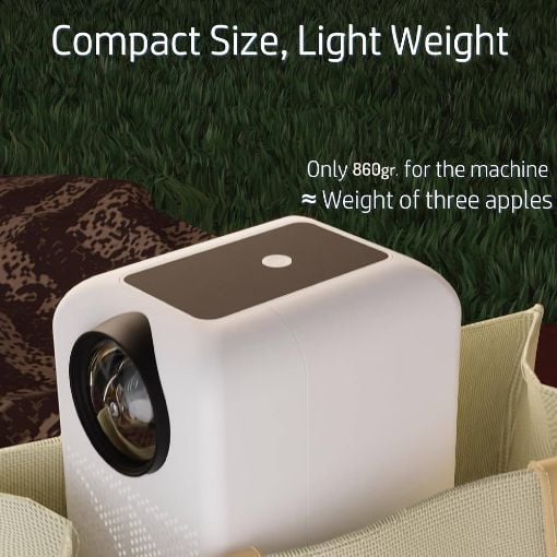 Εικόνα της Projector HP CC180W LCD HD με Αναδιπλούμενη Οθόνη 84"