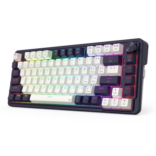 Εικόνα της Πληκτρολόγιο Redragon UCAL K673 Pro 75% Wireless RGB Red Switches (US) Abyssal Blue
