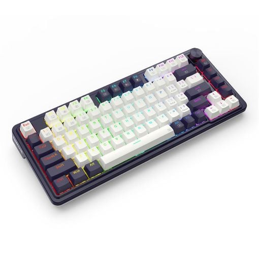 Εικόνα της Πληκτρολόγιο Redragon UCAL K673 Pro 75% Wireless RGB Red Switches (US) Abyssal Blue