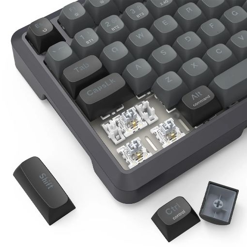 Εικόνα της Πληκτρολόγιο Redragon Bragi Pro K688 96% Wireless RGB Longyin Switches Black
