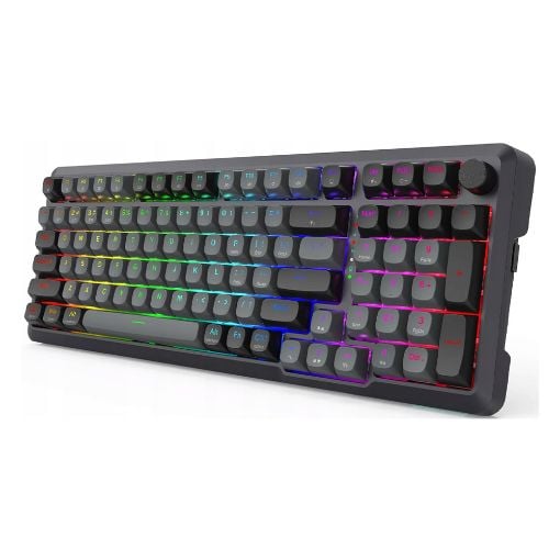 Εικόνα της Πληκτρολόγιο Redragon Bragi Pro K688 96% Wireless RGB Longyin Switches Black