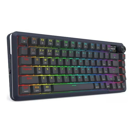 Εικόνα της Πληκτρολόγιο Redragon Flekact K708 Pro 75% Wireless RGB Sunuo Switches (US) Black