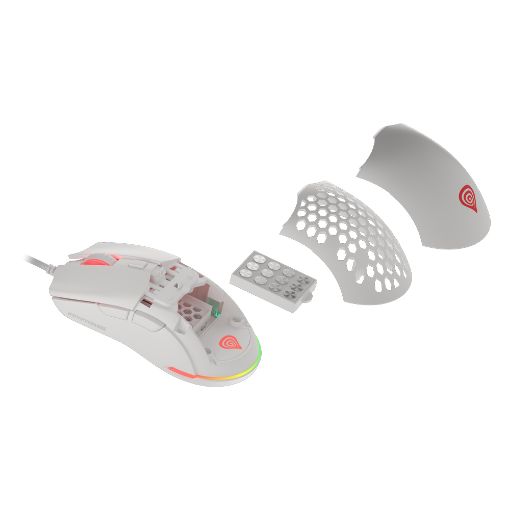 Εικόνα της Ποντίκι Genesis Krypton 750 USB RGB White NMG-1842
