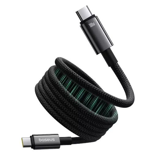Εικόνα της Καλώδιο Baseus Tungsten Gold USB-C to USB-C 100W 1m Black P10319805111-00