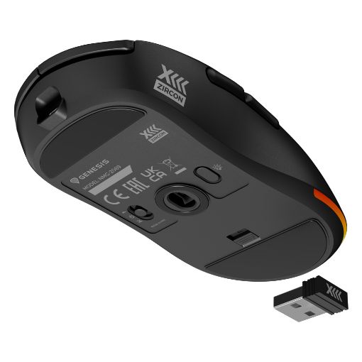 Εικόνα της Ποντίκι Genesis Zircon XIII Custom Wireless RGB Black NMG-2089