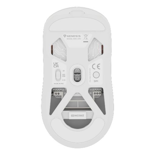 Εικόνα της Ποντίκι Genesis Zircon 660 Pro Wireless White NMG-2194