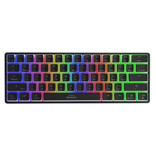 Εικόνα της Πληκτρολόγιο Genesis Thor 660 G2 60% Wireless RGB Brown Switches (US) Black NKG-2196