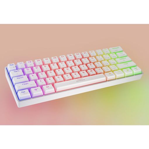 Εικόνα της Πληκτρολόγιο Genesis Thor 660 G2 60% Wireless RGB Brown Switches (US) White NKG-2197