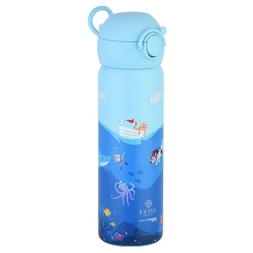 Εικόνα της Παιδικό Παγούρι Θερμός Estia Wonder Bottle Save The Aegean 500ml Ocean Play 01-33101