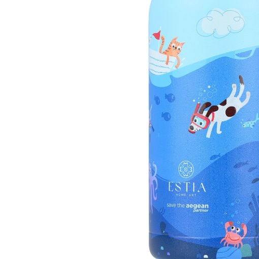 Εικόνα της Παιδικό Παγούρι Θερμός Estia Wonder Bottle Save The Aegean 350ml Ocean Play 01-33040