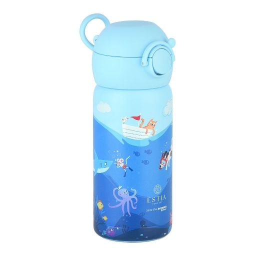 Εικόνα της Παιδικό Παγούρι Θερμός Estia Wonder Bottle Save The Aegean 350ml Ocean Play 01-33040