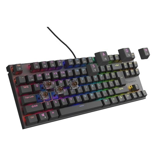 Εικόνα της Πληκτρολόγιο Genesis Thor 303 TKL RGB Hot-Swappable Brown Switches (US) Black NKG-2175