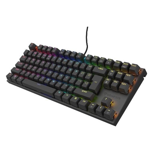 Εικόνα της Πληκτρολόγιο Genesis Thor 303 TKL RGB Hot-Swappable Brown Switches (US) Black NKG-2175