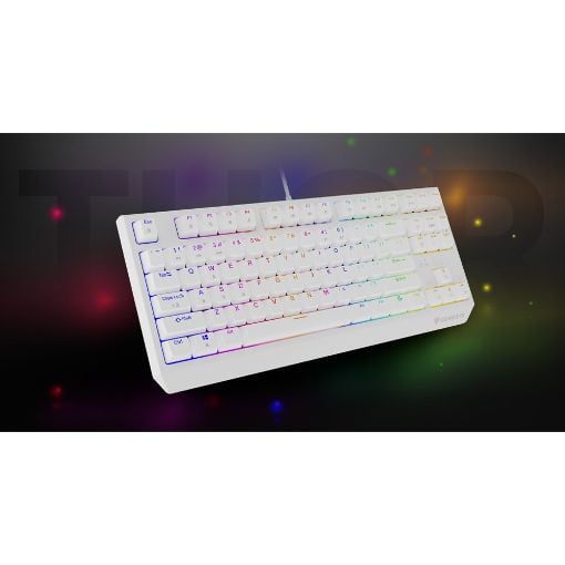 Εικόνα της Πληκτρολόγιο Genesis Thor 230 TKL RGB Hot-Swappable Brown Switches (US) White NKG-2080