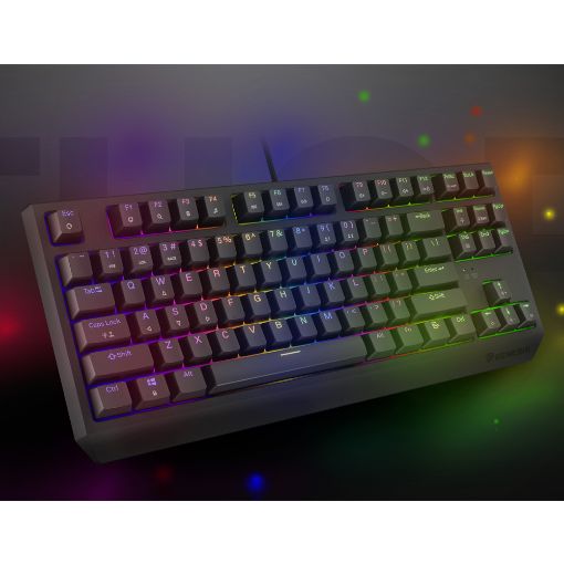 Εικόνα της Πληκτρολόγιο Genesis Thor 230 TKL RGB Hot-Swappable Red Switches (US) Black NKG-2077