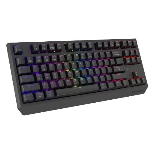 Εικόνα της Πληκτρολόγιο Genesis Thor 230 TKL Wireless RGB Hot-Swappable Silent Lemon Switches (US) Black NKG-2108