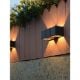 Εικόνα της Επιτοίχιο Φωτιστικό Up & Down 123LED Lissabon 2700K IP54 Anthracite