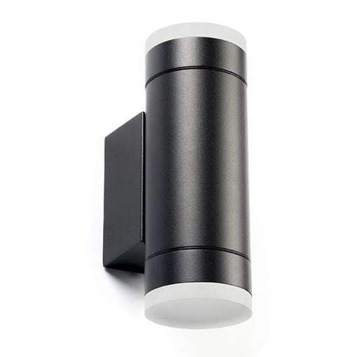 Εικόνα της Επιτοίχιο Φωτιστικό Up & Down 123LED Quinton GU10 IP54 Black