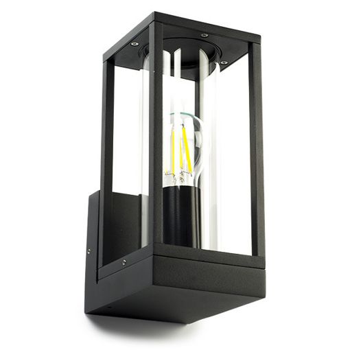 Εικόνα της Επιτοίχιο Φωτιστικό 123LED Dakota E27 IP44 Black