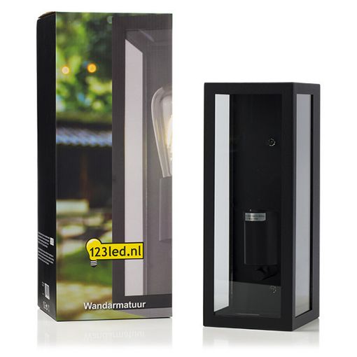 Εικόνα της Επιτοίχιο Φωτιστικό 123LED Manhattan E27 IP44 Black