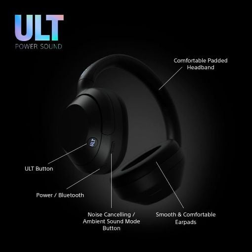 Εικόνα της Headphones Sony ULT Wear Bluetooth Black WHULT900NB.CE7