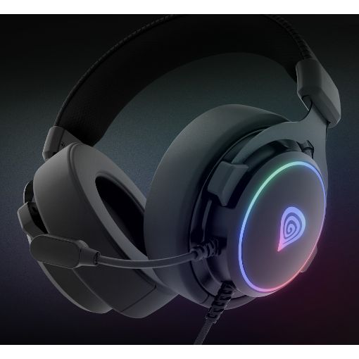 Εικόνα της Headset Genesis Neon 764 RGB Black NSG-2169