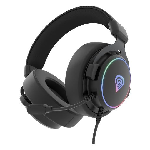 Εικόνα της Headset Genesis Neon 764 RGB Black NSG-2169
