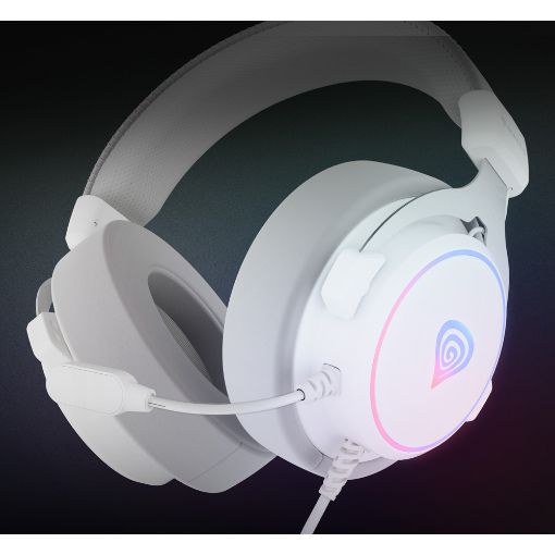 Εικόνα της Headset Genesis Neon 764 RGB White NSG-2170