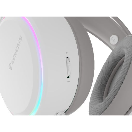 Εικόνα της Headset Genesis Neon 613 G2 RGB White NSG-2308
