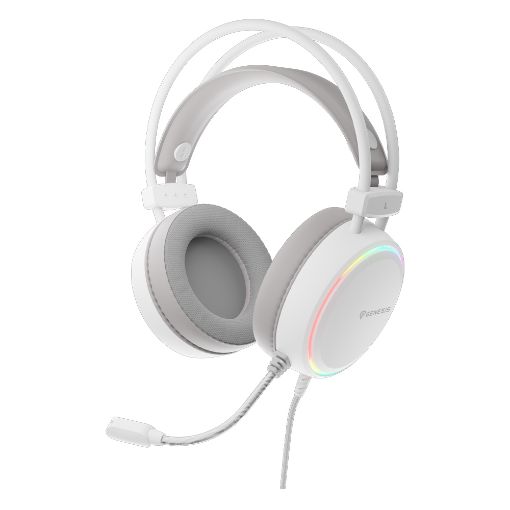 Εικόνα της Headset Genesis Neon 613 G2 RGB White NSG-2308