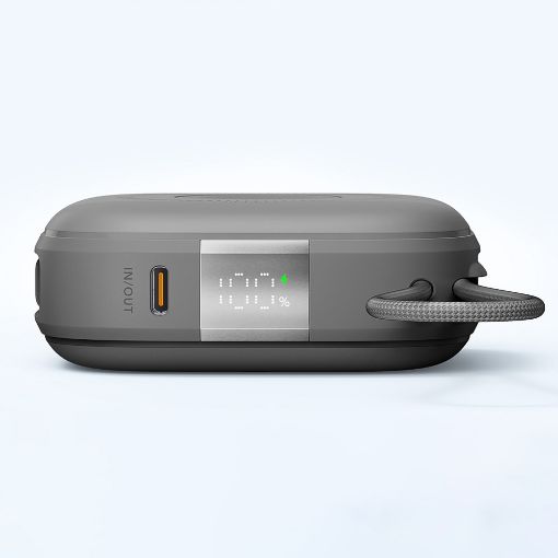 Εικόνα της Power Bank Veger MagCore 3in1 10000mAh με Ασύρματη Φόρτιση & Ενσωματωμένα Καλώδια 15W Grey W1185