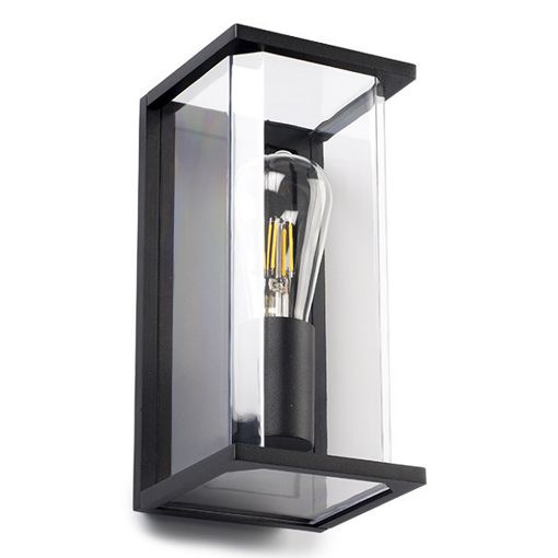 Εικόνα της Επιτοίχιο Φωτιστικό 123LED Brooklyn E27 IP44 Black