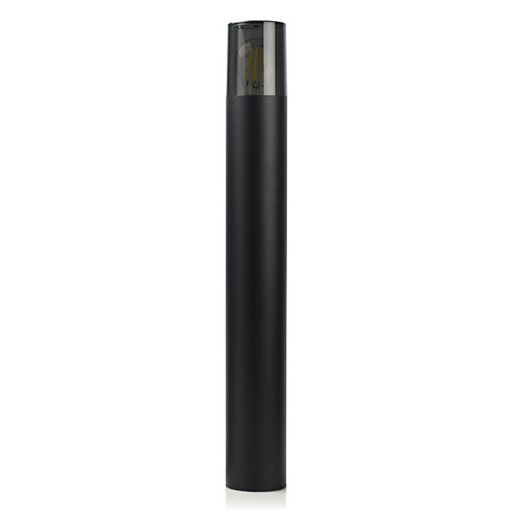 Εικόνα της Επιδαπέδιο Φανάρι Στρογγυλό 123LED Smokey E27 IP44 Black