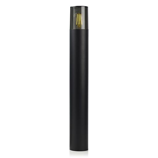 Εικόνα της Επιδαπέδιο Φανάρι Στρογγυλό 123LED Smokey E27 IP44 Black