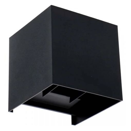 Εικόνα της Επιτοίχιο Φωτιστικό Up & Down 123LED Amarillo 2700K IP54 Black