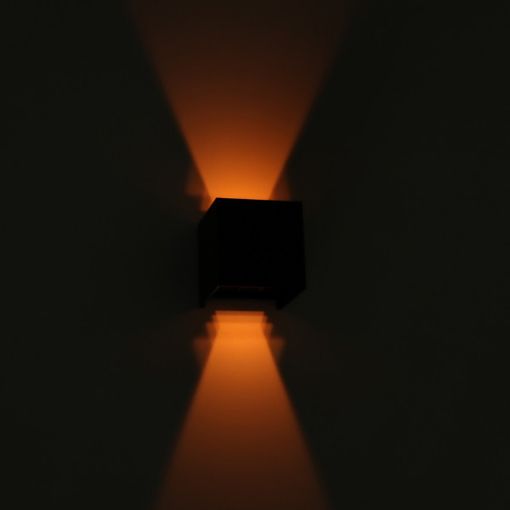 Εικόνα της Επιτοίχιο Φωτιστικό Up & Down 123LED Amarillo 1800-2700K IP54 Black