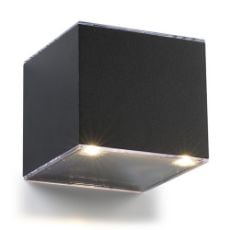 Εικόνα της Ηλιακό Επιτοίχιο Φωτιστικό 123LED Avon 3000K IP54 Black
