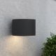 Εικόνα της Ηλιακό Επιτοίχιο Φωτιστικό 123LED Gloucester 3000K IP54 Black