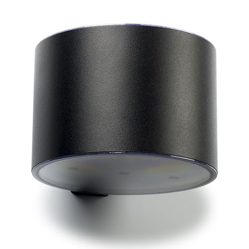Εικόνα της Ηλιακό Επιτοίχιο Φωτιστικό 123LED Gloucester 3000K IP54 Black