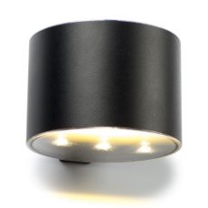 Εικόνα της Ηλιακό Επιτοίχιο Φωτιστικό 123LED Gloucester 3000K IP54 Black