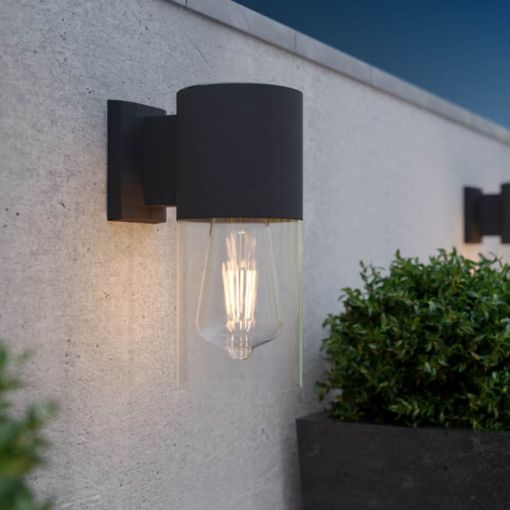 Εικόνα της Ηλιακό Επιτοίχιο Φωτιστικό 123LED Salcombe 3000K IP54 Black