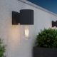 Εικόνα της Ηλιακό Επιτοίχιο Φωτιστικό 123LED Salcombe 3000K IP54 Black